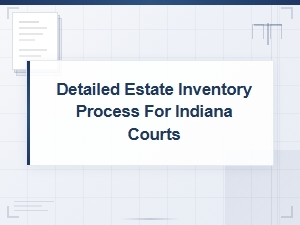 Indiana Estate Inventory Process for Courts